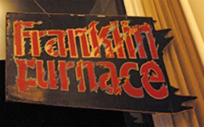 The original Franklin Furnace sign