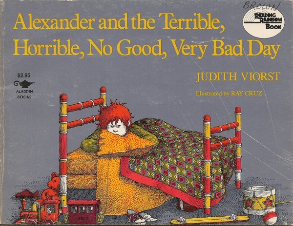 Cover, Alexander and the Terrible, Horrible, No Good, Very Bad Day