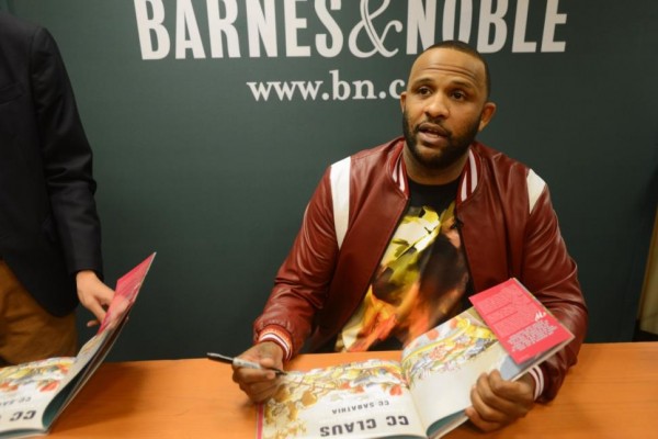 CC Sabathia signing book